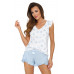 Amour 1/2 pyjamas Blue