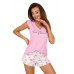 Flamingo 1/2 pyjamas Pink
