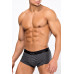 Мужские трусы R-111 Black-Melange Grey