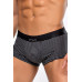 Мужские трусы R-111 Black-Melange Grey