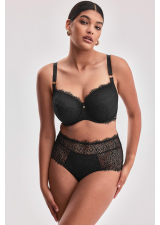 Бюстгальтер Zarina PU Black