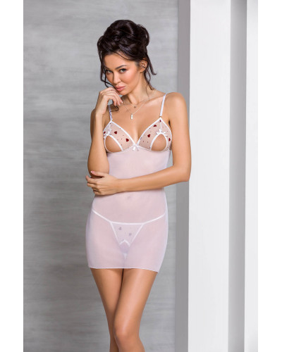 Lovelia chemise White Lovelia chemise White