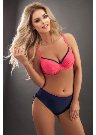 Купальник Laura new Navyblue-Raspberry