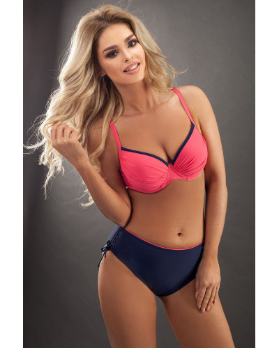 Купальник Laura new Navyblue-Raspberry